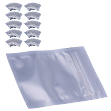 100 Stück Silbergraue 6x9cm antistatische wiederverschließbare Beutel für Elektronik