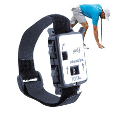 Golf Score Counter, Manual Scoring Clicker, HeavyDuty Metal Counter, Pulse Score, Portable PU Tool