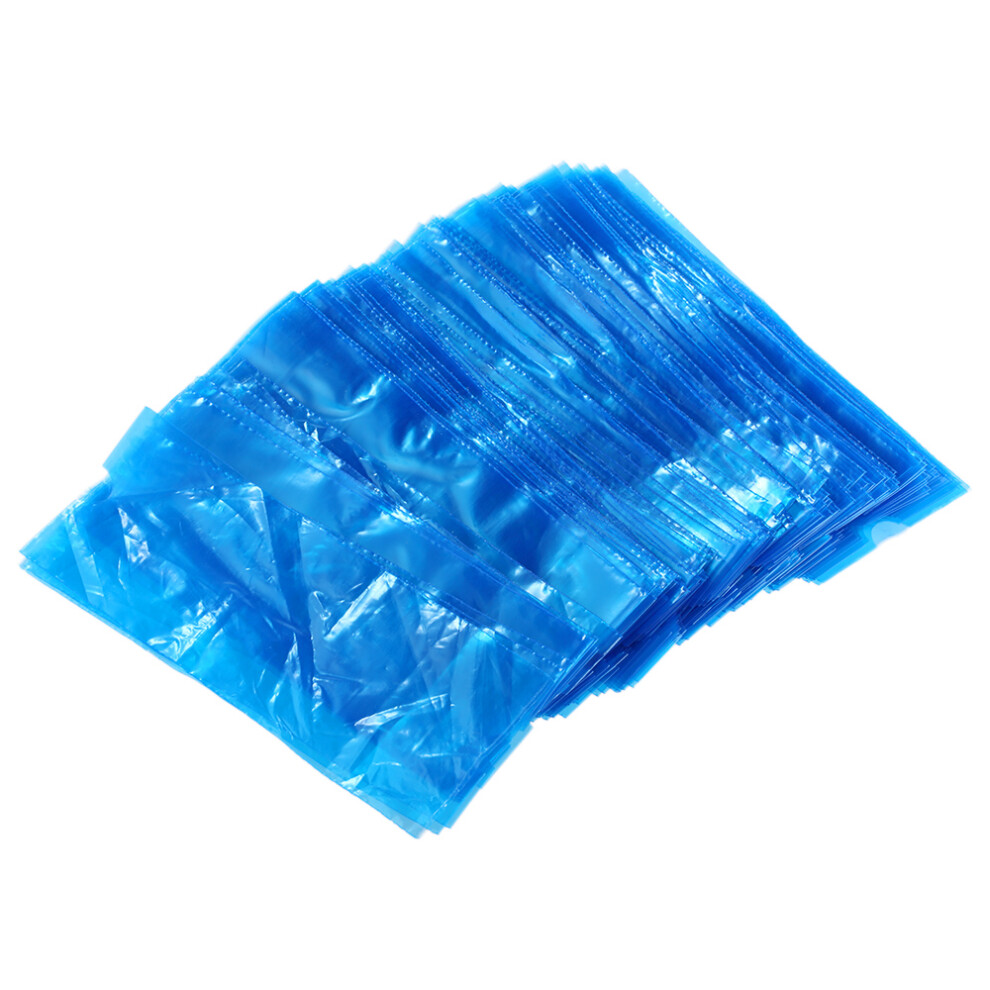 Blue 200Pcs Disposable Cover For Tattoo Machine, 11.8X4.3cm