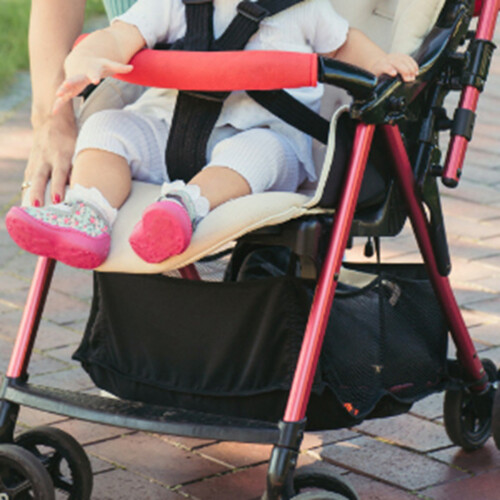 Baby Pram Storage Basket 20L Bottom Organizer Bag Durable Easy Installation 2