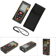 Handheld Digital Laser Distance Meter 100m, Self-Calib, Volume/Area 40/60/80/100m