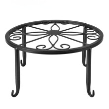 Rostfreier Pflanzenständer aus Eisen für den Innen- und Außenbereich, hohe Tragfähigkeit, Metall-Blumentopfhalter mit verstärkter Struktur,