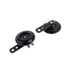 Motorcycle Horn 2 Pack Super Loud Universal For Scooter Moped ATV Pocket Bike Durable Material Easy Installation