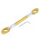 Adjustable Gold CNC Cut Motorcycle Handlebar for 7/8" 22mm Bars 4