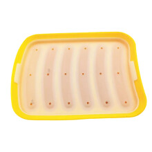 Wurstherstellungsset mit Silikonform, lebensmittelechte Silikonform, antihaftbeschichtet, Wurstform für hausgemachte Würste, wiederverwendbares