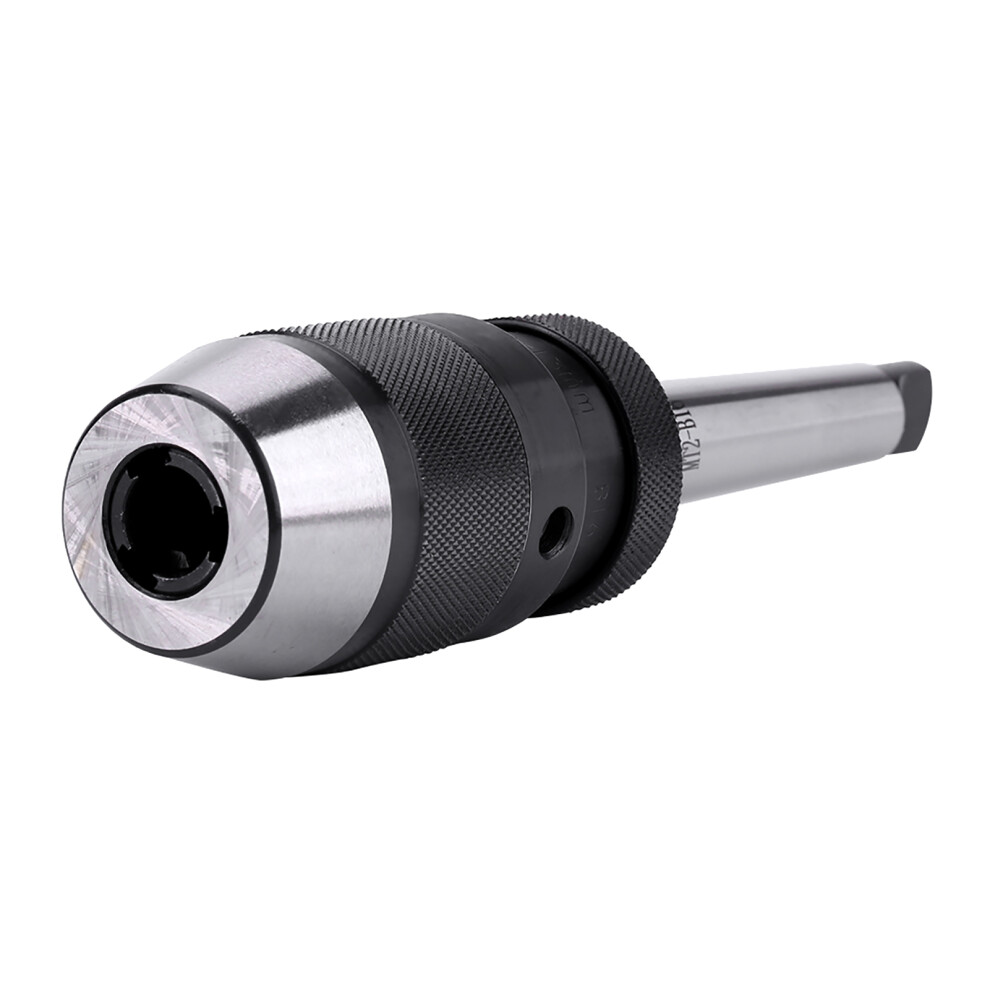 Steel Self-Tightening Lathe Drill Chuck 113Mm 1/2Â Keyless With Mt2b16 Arbor 4991362998202