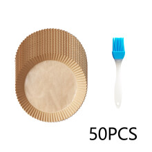Backpapier für Heißluftfritteuse, Backofen und Mikrowelle, Jumbo-Papier-Muffinförmchen, lebensmittelecht, ölbeständig, wasserdicht,
