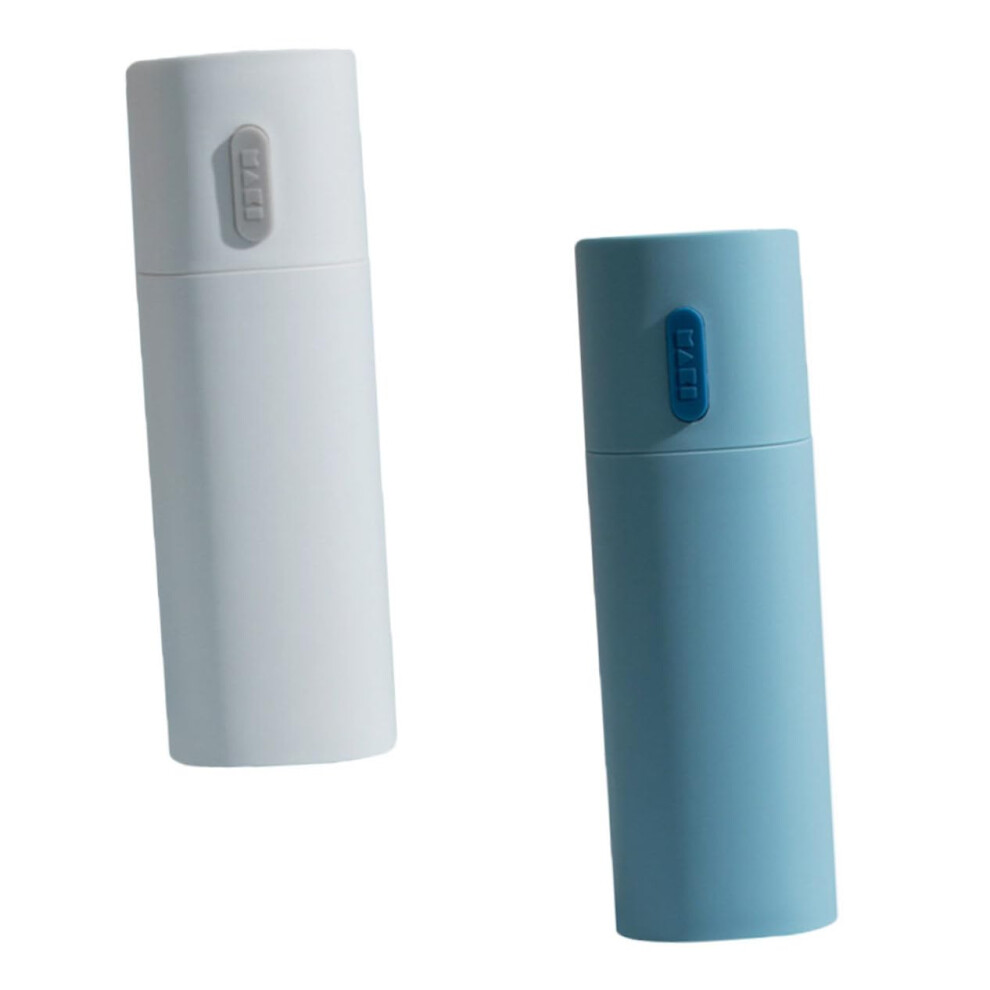 Travel Toothbrush Toothpaste Storage Box Two Pack Portable Holder With Spacious Design For Business Trips And Travel