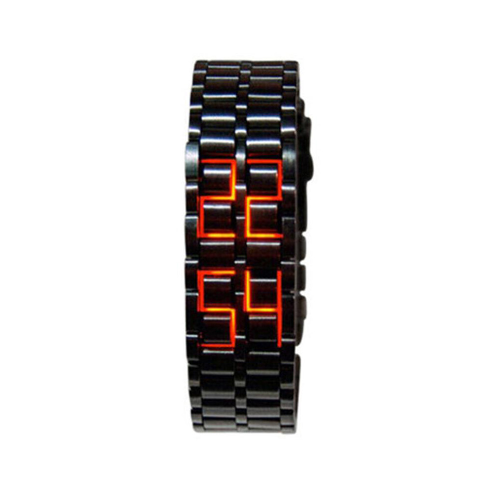 (Red light) Men Watch Lava LED Faceless Fashion Accessory Bracelet Wristwatch-image-OPC-PN5QFYK-NEW