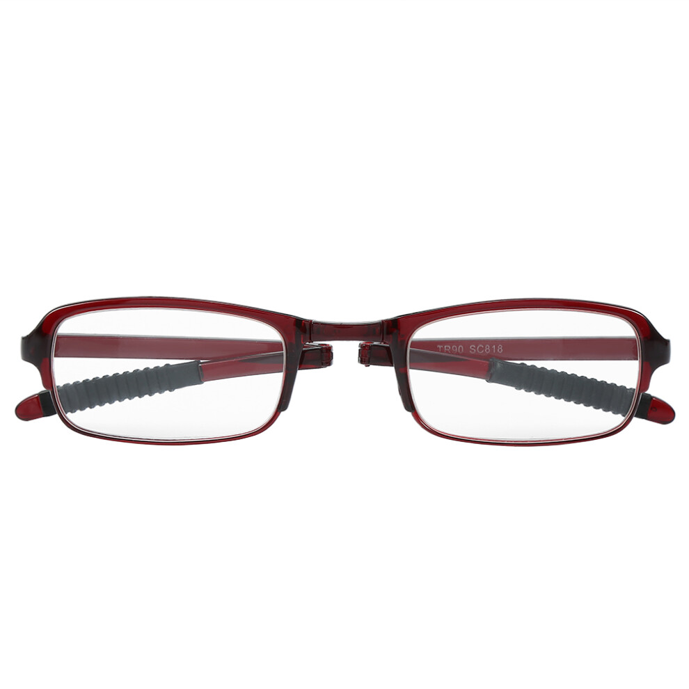 Foldable Presbyopic Reading Glasses Black 4.0 - Reduce Eye Fatigue Anywhere