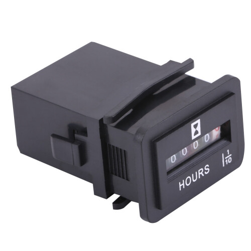 Voltage 6-80V Mechanical Hour Meter for Engines Marine Generator HM001 1