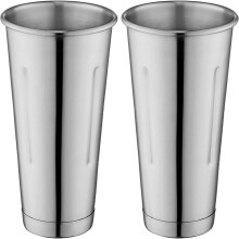 Pahar profesional de malț cu adâncituri laterale, 30 oz, pentru milkshake-uri, malțuri și smoothie-uri, compatibil cu mixerele, curățare
