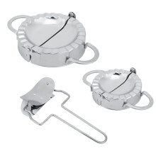 Molde para hacer dumplings, cortador de masa multifunción, acero inoxidable 304 de grado alimenticio, fácil de limpiar, molde manual para dumplings