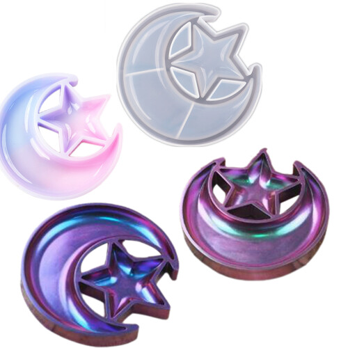 Καλούπια για κοσμήματα Moon Star, ιδανικά για κατασκευές με εποξειδική ρητίνη, 1