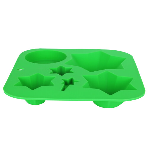 Formas de silicone antiaderentes para bolos e doces, flexíveis e duráveis, com formato de árvore de Natal, chocolate e doces. Fáceis de limpar e 2