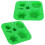 Formas de silicone antiaderentes para bolos e doces, flexíveis e duráveis, com formato de árvore de Natal, chocolate e doces. Fáceis de limpar e 8