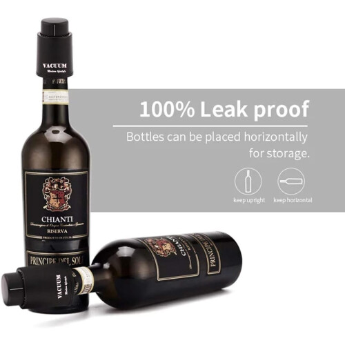 Αντλία κενού Wine Saver, υλικά υψηλής ποιότητας που εξασφαλίζουν ανθεκτικότητα και 2