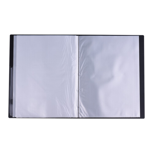 A4 Plastic Music Score Folder 40 Pockets Water-Resistant Black 2