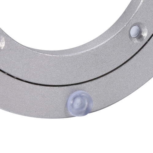 Durable Aluminium Alloy rotating tray Turntable for Table or Display 12in 2
