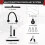 SPORTNOW Cable Pulley System, Lat Pull Down System with DIY Loading Weight Pin 4