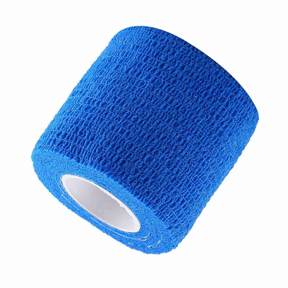 Blue Sports Waterproof Self Adhesive Bandage Tape 5 Rolls Finger Joints Wrap