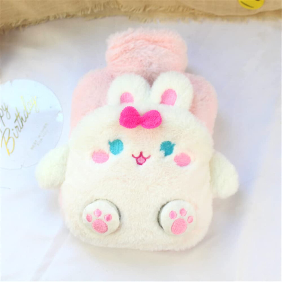 WaterFilled Water Heater Bag Detachable ExplosionProof Cartoon Hand And Foot Warmer Rabbit Design 21x21 Cm