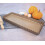 Forma retangular para torta, ideal para assar com elegância, com bordas caneladas, 34,8 x 10,9 cm (13,7 x 4,3 polegadas), antiaderente, feita em 3