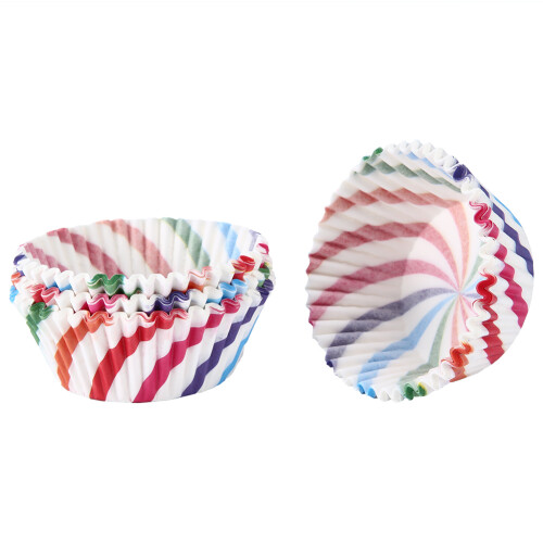 Φύλλα για cupcakes, ποτήρια ψησίματος, 1000 τεμάχια, χαρτί τροφίμων, φωτεινά χρώματα, 2