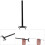 Precision Archery Tool: Stainless Steel Bow T Square Ruler Black 6