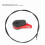 Universal 59'' Red Throttle Cable Switch Kit for Lawnmower Replacement 2