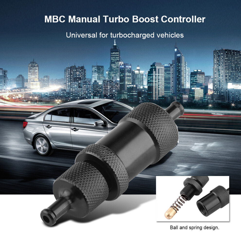 Turbocharged Car Boost Controller Aluminum Alloy Adjustable Mbc Manual Control 4281363012237