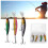 4 Stück 3,8 g 7 cm Minnow Angelköder, sinkend, 4 Farben 1