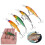 4 Stück 3,8 g 7 cm Minnow Angelköder, sinkend, 4 Farben 6