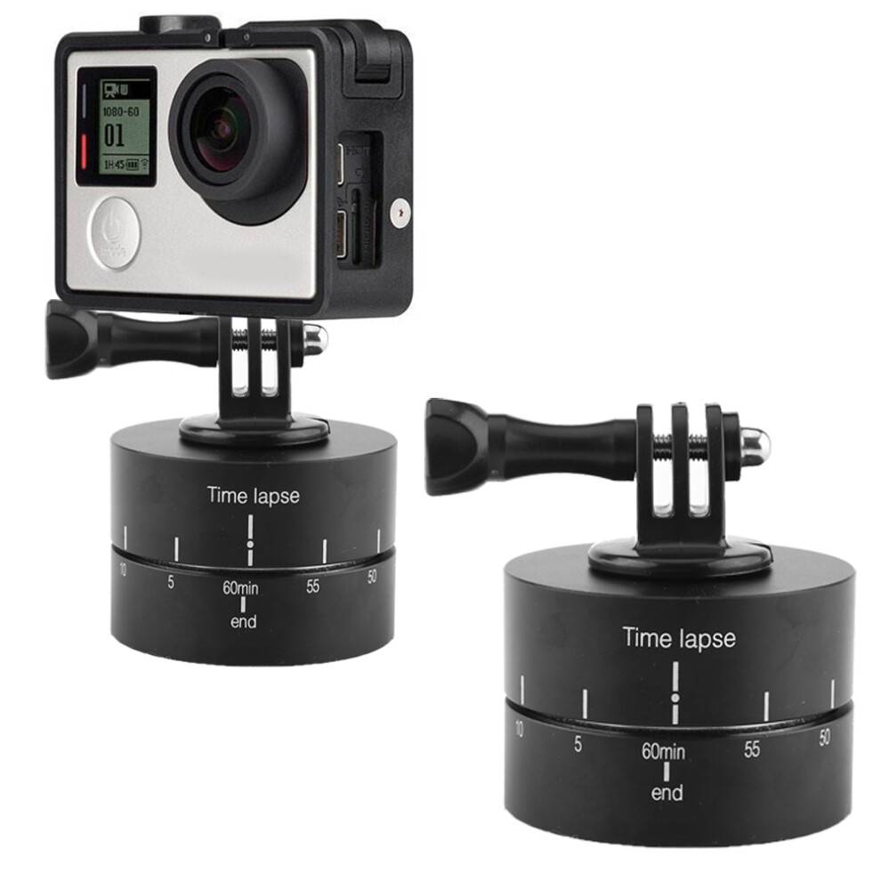 360 Panning Time-Lapse Tripod 60Min For Gopro Iphone - Metal, 60Mm 6941363013488