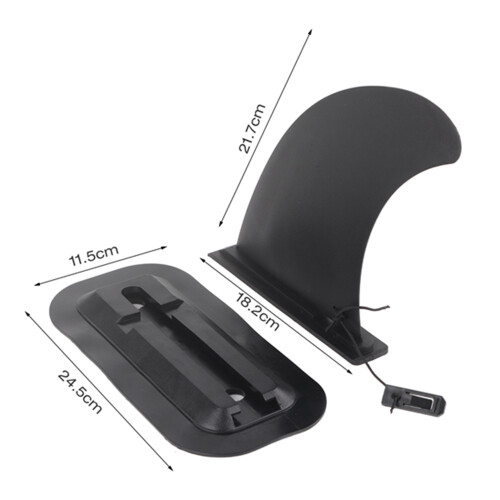 Portable PVC Paddle Board Fin Easy Clip & Detach System 2