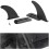 Portable PVC Paddle Board Fin Easy Clip & Detach System 14