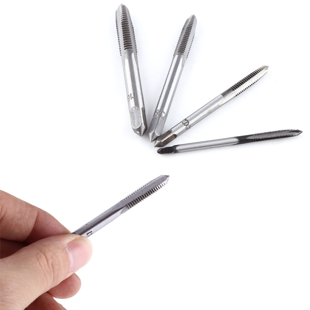 Hand Tool Thread Tap Wrench With 4Pcs Flute Taps M3 M4 M5 M6 8421363014466