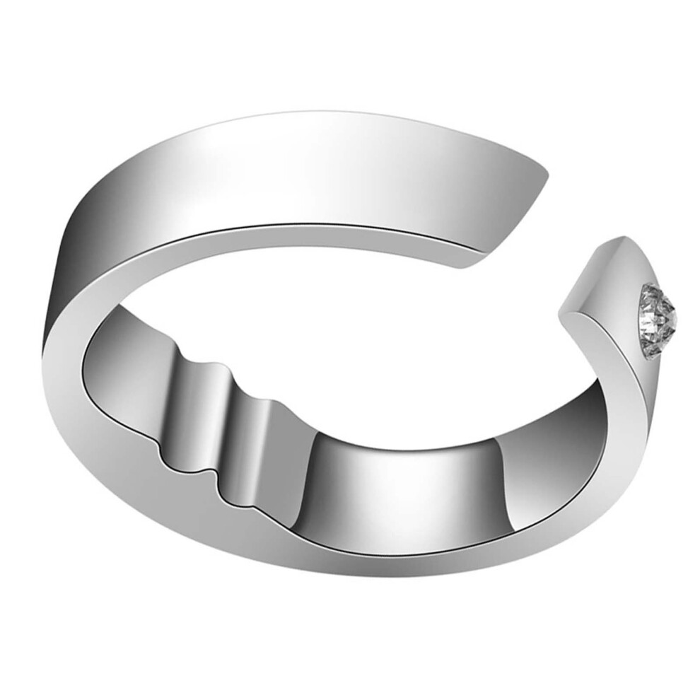 Anti Snoring Ring Breath Aid Acupressure Device Titanium Steel L