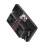 4 Way Blade Fuse Box with LED Indicator, 30A, Black, 32V DC 12
