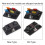 4 Way Blade Fuse Box with LED Indicator, 30A, Black, 32V DC 7