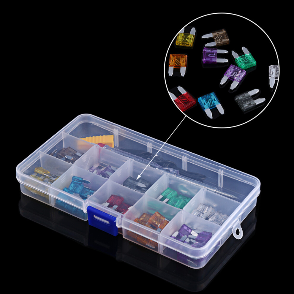 Auto Blade Fuse Kit 100Pcs 2A-35A Assorted Mini Fuses For Car Truck Suv Robust 4651363016298