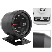 Universaler 60mm schwarzer LED Turbo-Boost-Manometer 0-200 kPa für Auto- und Rennsport
