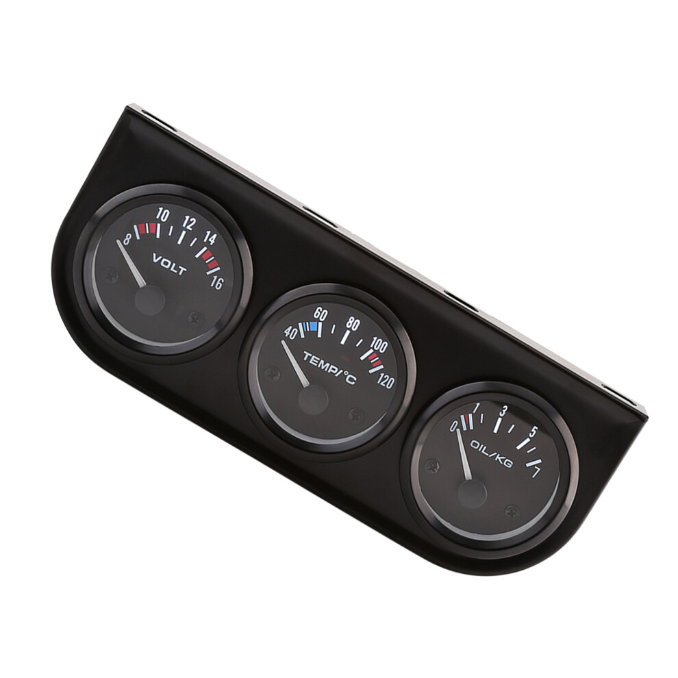 Versatile 52mm Triple Gauges: Voltmeter Water Temp Oil Pressure-image-OPC-PN5QQZ2-NEW
