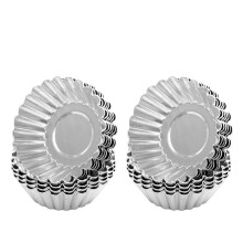 Backförmchen für Eierkuchen, wiederverwendbare Backförmchen aus Aluminium mit Antihaftbeschichtung, Silikonform für Mini-Desserts, Gebäck und