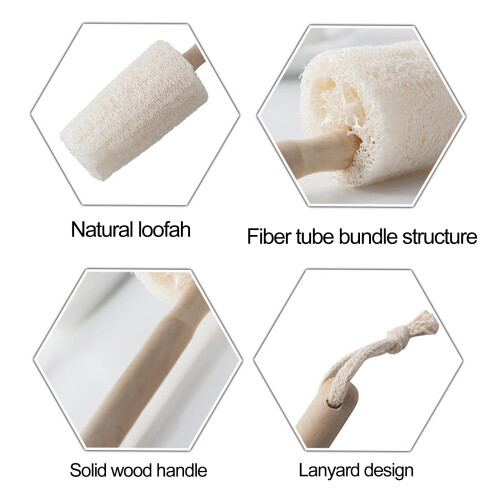 Shower Bath Spa Tool Natural Loofah Sponge Scream ... 1