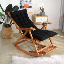 Thick Outdoor Bench Cushion With Non Slip Ties 48cm x 120cm Sunlounger And Rocking Chair Replacement Seat Pad