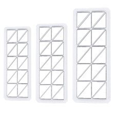 Kreatives Backzubehör, Multipack umweltfreundlicher Kunststoffausstecher für Fondant, Kuchen und mehr, perfekt für Party- und Babypartydekorationen