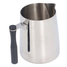 Konvice na napařování kávy, nerezová ocel, napěňovač mléka o objemu 20 oz s designem bez odkapávání, reliéfními promočními značkami