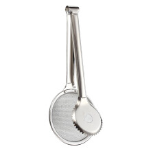 Forma de silicone para bolo mousse com filtro de óleo em aço inoxidável, pinça escorredora, cabo ergonômico, utensílio de cozinha resistente ao
