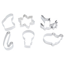 Set di stampi per biscotti dalle forme creative, strumento resistente per tagliare la pasta frolla, ideale per biscotti, cioccolato e fondente, con